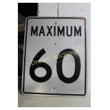 Metal Speed Limit Sign 29.5x24
