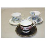 3 Cups & Saucers incl Aynsley