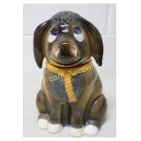Puppy Cookie Jar, small chip on inside lid