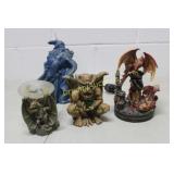 Gargoyle, Dragons & Wizzard Candles