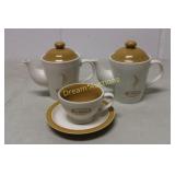 Tim  Hortons Tea Pots & Cups & Saucer
