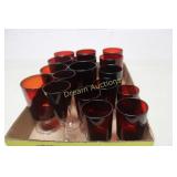 17 Ruby Red Glasses