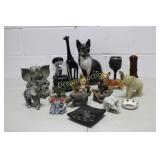 Collection of Animals incl Cats & Elephants