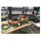 Christmas Wreaths & Lighted Garland