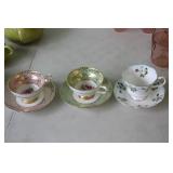 3 Cups & Saucers including Royal Albert