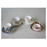 4 Cups & Saucers Including Royal Albert 4 Cups & Saucers Including Royal Albert