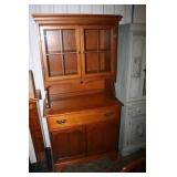 2 Piece Small Buffet & Hutch 34 x 18 x 69.5H 2 Piece Small Buffet & Hutch 34 x 18 x 69.5H
