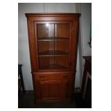 Lovely Corner Cupboard 31 x 16 x 67H Lovely Corner Cupboard 31 x 16 x 67H