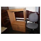 Office Chair & Shelving Unit