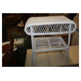 Rattan Table 24 x 16 x 24 H