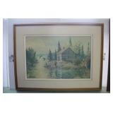 Large Signed Keirstead Print 25 x 33 Large Signed Keirstead Print 25 x 33