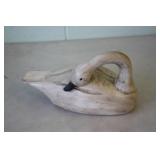 Wooden Swan Decoy 14L