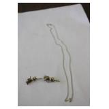 Sterling Silver Cat Earrings & Necklace Sterling Silver Cat Earrings & Necklace