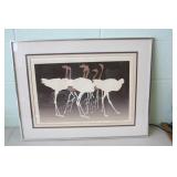 Signed Flamingo Print 20 x 26 Signed Flamingo Print 20 x 26