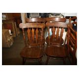 4 Wooden Chairs