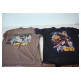 Star Wars & Star Trek Shirts Size M Star Wars & Star Trek Shirts Size M