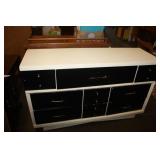 Vintage 9 Drawer Dresser 54 x 17.5 x 33H Vintage 9 Drawer Dresser 54 x 17.5 x 33H