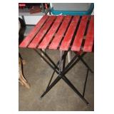 Wood & Metal Table 21 x 21 x 28H Wood & Metal Table 21 x 21 x 28H