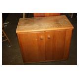 Wooden Storage Cupboard 30 x 17.5 x 26.5H