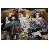 5 Dolls on Stands 5 Dolls on Stands