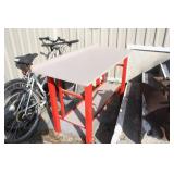 Steel & Wood Work Bench 55 x 29 x 34 H Steel & Wood Work Bench 55 x 29 x 34 H
