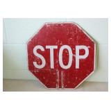 Metal Stop/Slow Sign