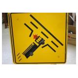 Metal Fire Truck Sign 29.5 x 29.5