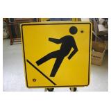 Metal Children Crossing Sign 29.5 x 29.5