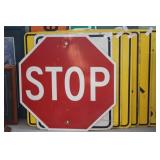 Metal Reflective Stop Sign 29.5