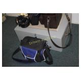 Camera Bag & Wooden Box to Hold Camera Equipment