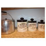 Vintage Cannisters & Pot