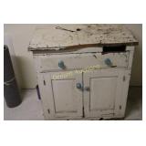 Vintage Cabinet 29x17x30H, needs attention