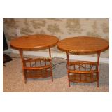 Pair of Sidetables 23x15x22H