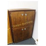 4 Door Cabinet 32x19.5x51.5H, Located in Basement