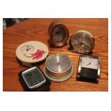 Clocks incl Westclox & Baby Ben & Temo/Humidity