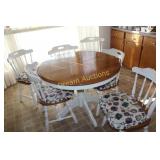 Round Table & 6 Chairs 40DX30.5H