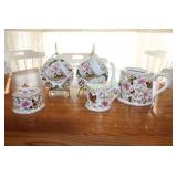 Cups & Saucers, Cream/Sugar Bowl, Tea Pot -