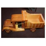 Wooden Handmade Dump Truck 14L