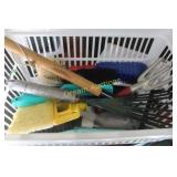 Container with Garden Tools