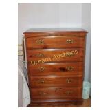 Wooden 5 Drawer Dresser 34x17x46H