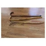 3 Canes/Walking Sticks Various Lengths