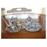 2 Miniature Tea Sets