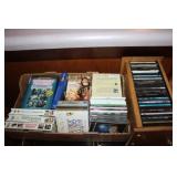 Selection of VHS & CD`s
