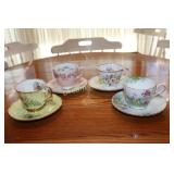 4 Cups & Saucers incl Aynsley