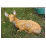 Cement White Tailed Doe Cement White Tailed Doe