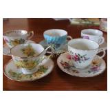4 Cups & Saucers incl Royal Albert 4 Cups & Saucers incl Royal Albert