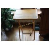 Pair of Folding Tables, Needs attention 19x15x26H Pair of Folding Tables, Needs attention 19x15x26H
