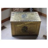 Gold Metal Firewood Box Gold Metal Firewood Box