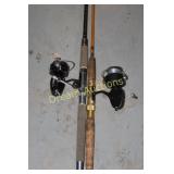 2 Fishing Rods with Mitchell Reels 2 Fishing Rods with Mitchell Reels