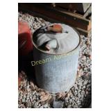 Vintage Galvanized Gas Can Vintage Galvanized Gas Can